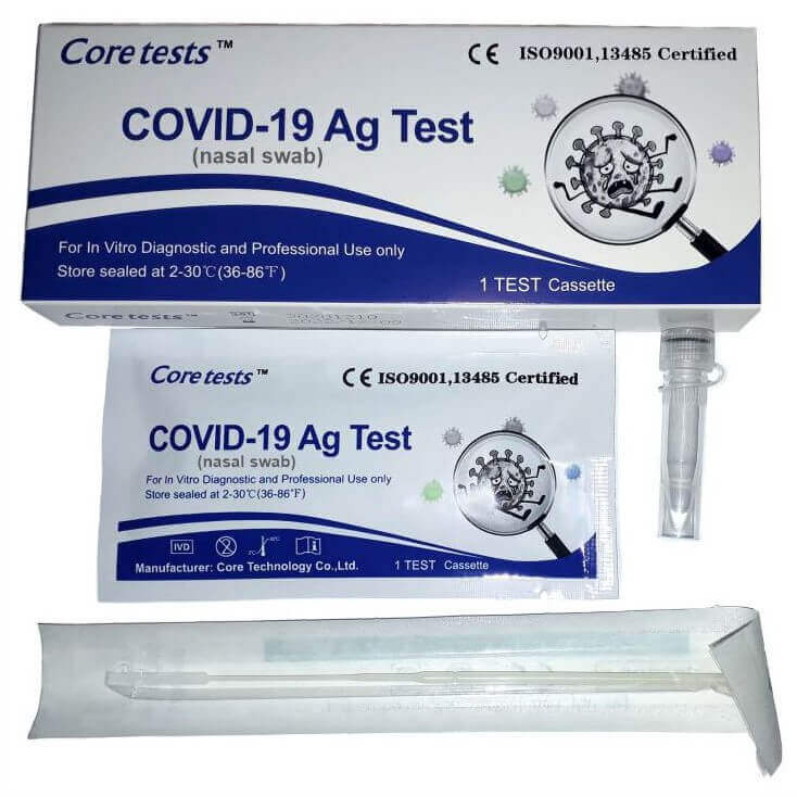 Test Covid-19 Ag - antigénový výterový z kraja nosa