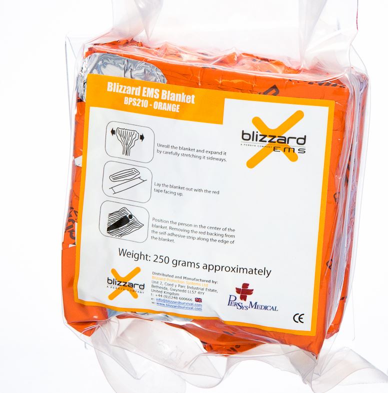 Blizzard EMS Blanket – Orange (VB)