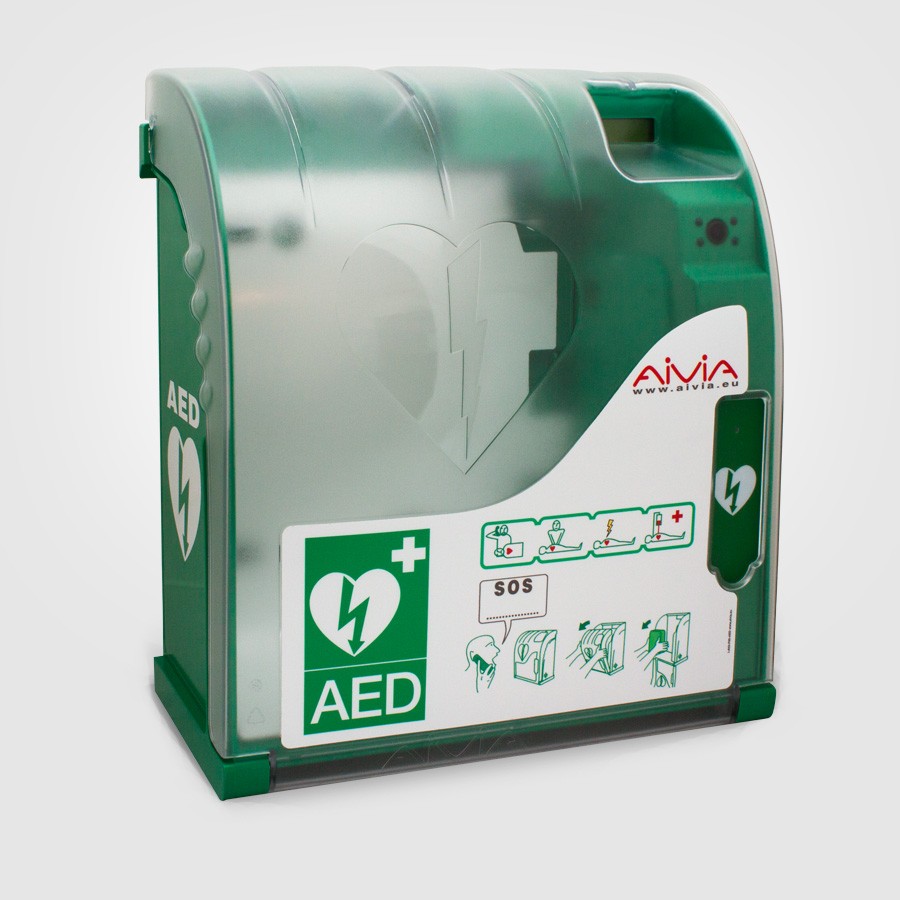 skrinka pre AED s alarmom AIVIA 200 s vyhrievaním